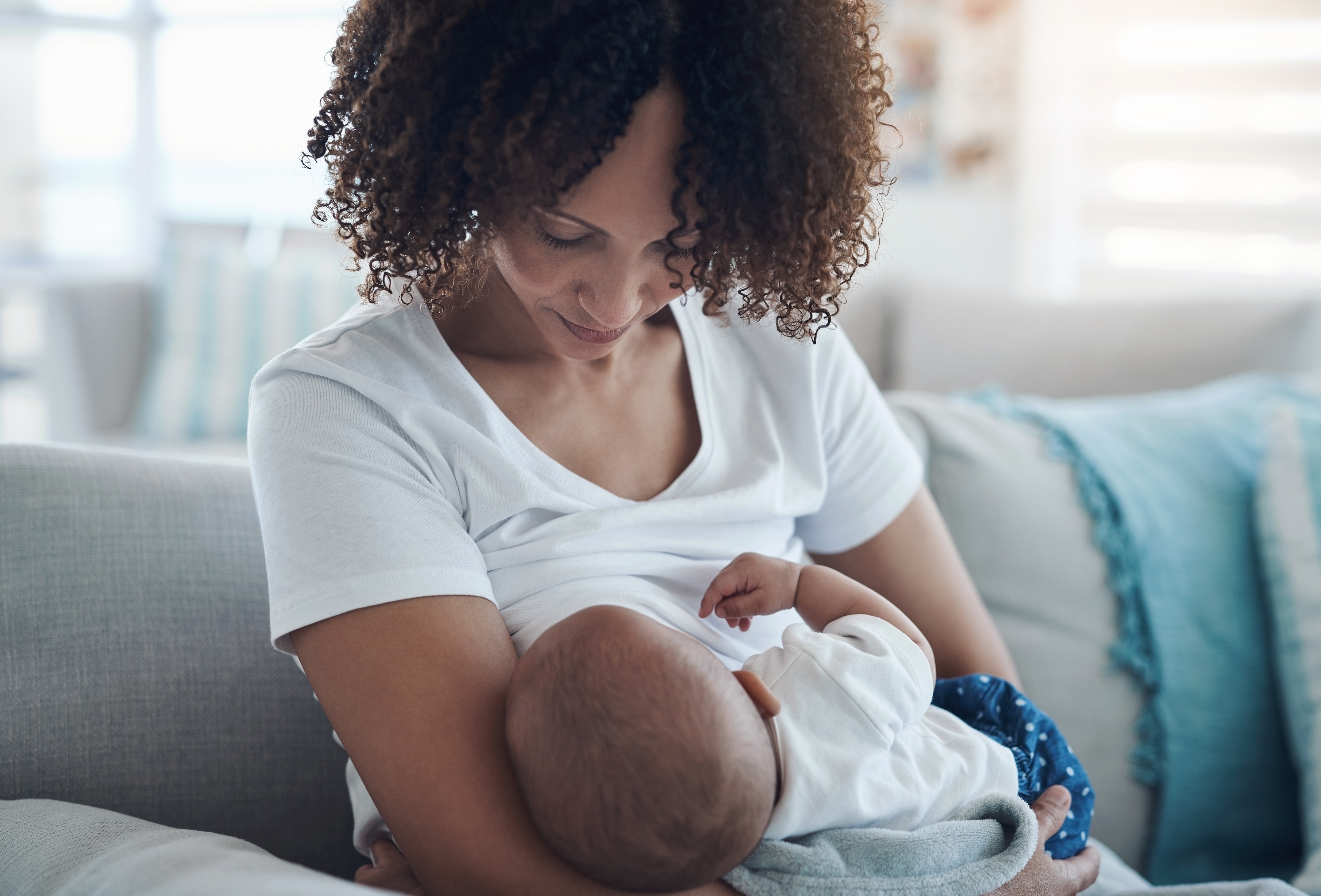 Woman breastfeeding